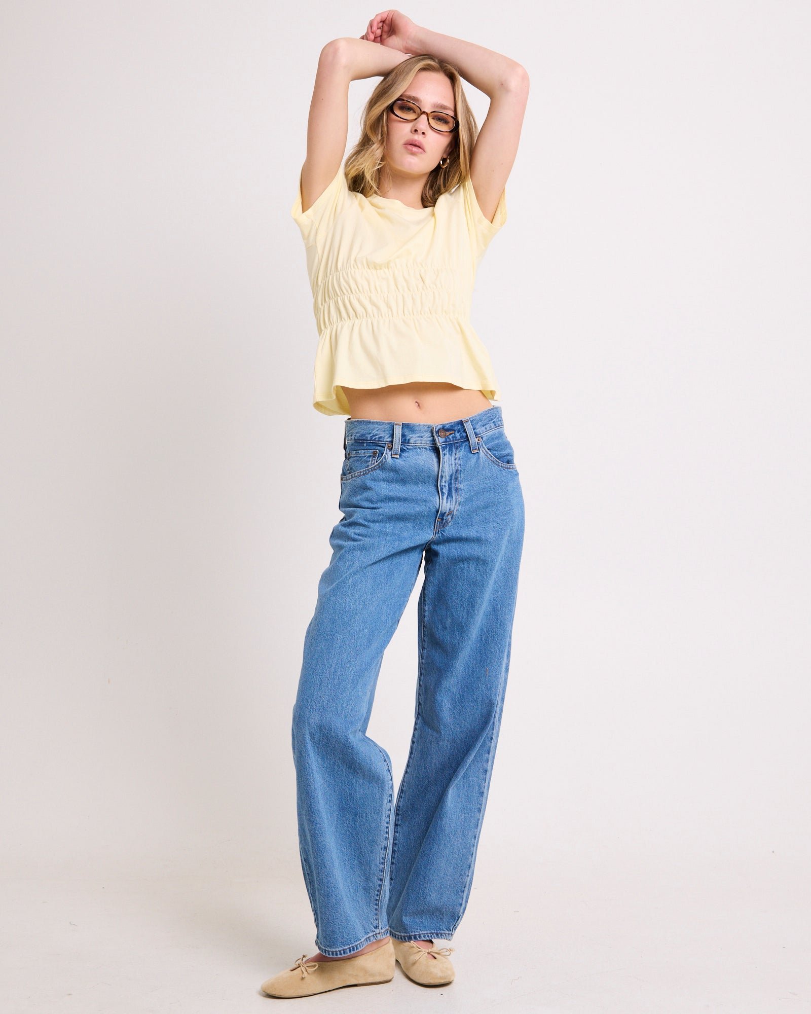 1-123180.jpg Levis Baggy Dad Denim Jeans - Image 1