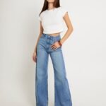 Ribcage Wide Leg Denim Jeans