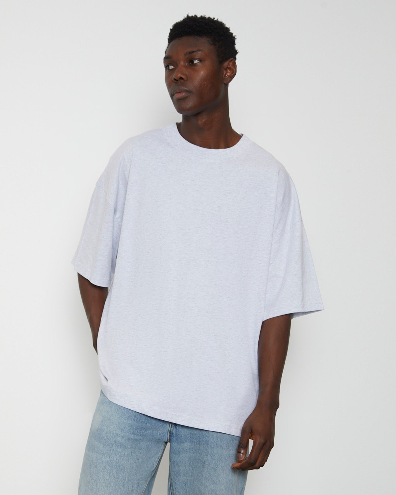 1-58714.jpg OG Oversized T-Shirt in Frost Marle - Image 1