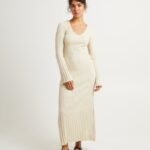 Sophie Long Sleeve Rib Knit Dress