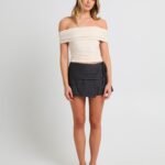 Armani Cold Shoulder Top