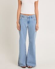 99 Low Baggy Flare Denim Jeans Paris - Image 2