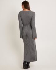 Sophie Long Sleeve Rib Knit Dress - Image 2