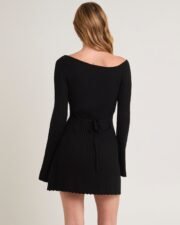 Remi Ribbed One Shoulder Mini Dress - Image 2