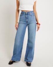 Ribcage Wide Leg Denim Jeans - Image 2