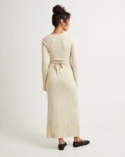 Sophie Long Sleeve Rib Knit Dress - Image 2