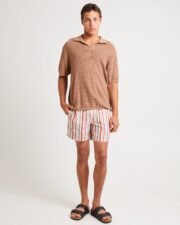 Galvin Striped Boarshorts - Image 3