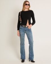 Maddy Button Asymmetric Top - Image 3