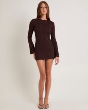 Coco Knitted Mini Dress - Image 3