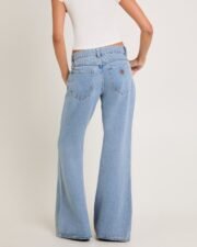 99 Low Baggy Flare Denim Jeans Paris - Image 3