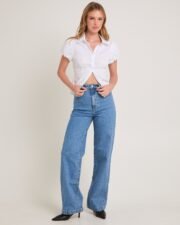 94 High & Wide Denim Jeans Debbie - Image 3