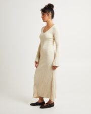 Sophie Long Sleeve Rib Knit Dress - Image 3