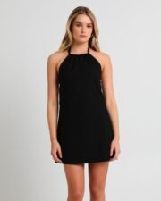 Halcyon Halter Linen Dress - Image 4