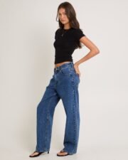 Bobby Baggy Dad Denim Jeans Petite - Image 4
