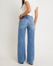 Ribcage Wide Leg Denim Jeans - Image 4