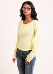 Delta Sheer Long Sleeve Top - Image 4