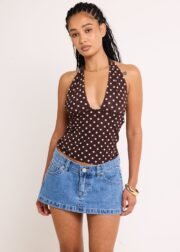 Ava Slinky Plunge Top - Image 4