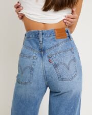 Ribcage Wide Leg Denim Jeans - Image 5