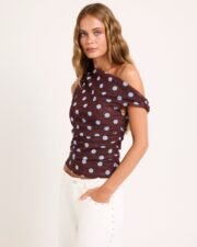 Helena Mesh Asymmetric Top - Image 5