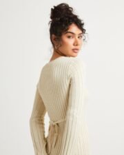 Sophie Long Sleeve Rib Knit Dress - Image 5