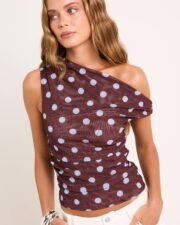 Helena Mesh Asymmetric Top - Image 6